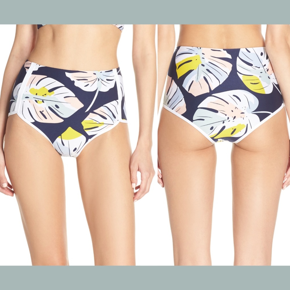 NEW $99 L Space Cali Palm Springs High Waist Bikini‎ Bottoms [ SZ Small ]